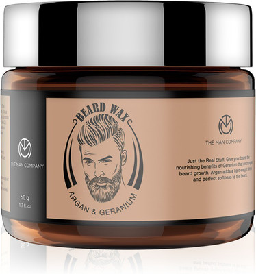 

The Man Company Beard Wax Argan & Geranium for beard styling (50 gm) Wax(50 g)