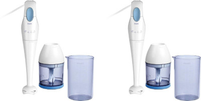 

Philips HR1351/C (PACK OF 2) 250 W Hand Blender, Chopper(White, Blue)