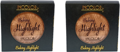 

Incolor Baking Highlighter Raw Sienna, Set Of 2, Each of 9g, Highlighter(Raw Sienna)