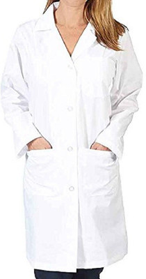 

Ara India Student Lab Coat | Unisex Lab Coat | Lab Coat Shirt Hospital Scrub(White S)