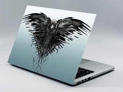 PIXELARTZ Game Of Thrones - Raven - HD Quality - 15.6 Inches 3M Vinyl Paper Laptop Decal 15.6