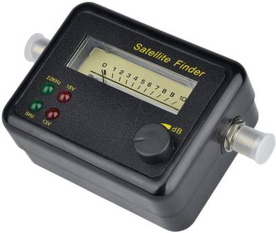 secro DB Satellite Signal Finder Meter for Any Sat Dish LNB DIREC TV Dish Network DB-SFM-B Non-magnetic Electronic Level  (10 cm)