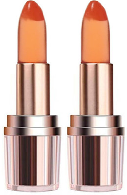 

Gabbu Temperature Change Color Jelly Lipstick Long Lasting Moisturizing Lip Makeup (LIGHT ORANGE)(LIGHT ORANGE)