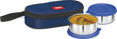 MILTON Fresh Bite 2 Containers Lunch Box(500 ml)
