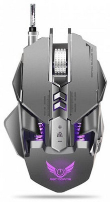 

Zerodate X300GY Wired Optical Gaming Mouse(USB 2.0, Gun metal)