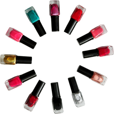 

Vozwa Best Nail Polish Set of 12 Pcs. Multicolor Multi(Pack of 12)