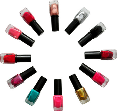 

Vozwa Exclusive Nail Polish Set of 12 Pcs. Multicolor Multi(Pack of 12)