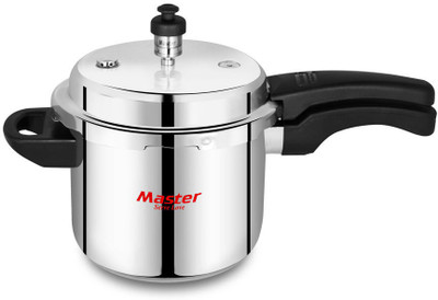 Master Stello 5 L Outer Lid Induction Bottom Pressure Cooker(Stainless Steel)