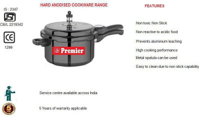 

Premier Trendy Black 3 L Pressure Cooker(Aluminium)