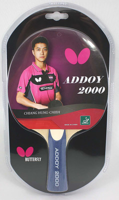 Butterfly Addoy 2000 Multicolor Table Tennis Racquet(Pack of: 1, 0.35 g)