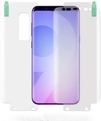 MobileZon Front and Back Screen Guard for Samsung Galaxy S9 Plus Full Edges Coverage Protector(Pack of 1)