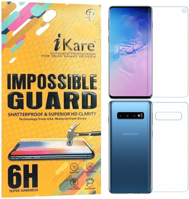 iKare Front and Back Screen Guard for Samsung Galaxy S10(Pack of 1)