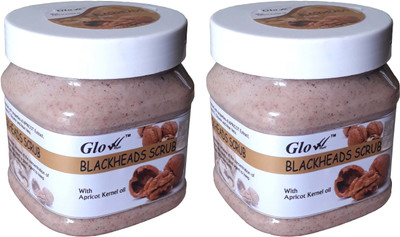 Glow Right BLACKHEADS SCRUB 2 Pack of 500ml Scrub(1000 ml)