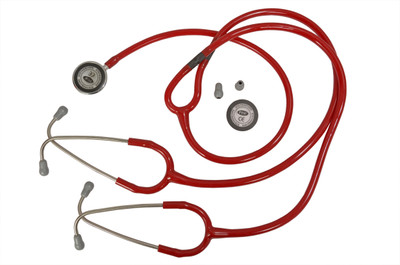 

P S W BRAWN TEACHING -RED & GREY ACOUSTIC Stethoscope(Red, Grey)