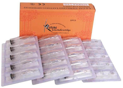 

Mumbai Tattoo KATANA CARTRIDGE NEEDLE 11RM 1BOX 20PCS Disposable Stack Liner Tattoo Needles(Pack of 20)
