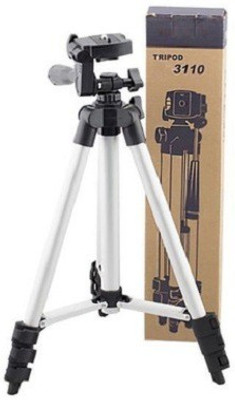 

Alafi Buy Tripod-3110 Adjustable Aluminum Lightweight Camera Stand A7 With Quick Release Plate For Video Cameras Tripod (Silver, Supports Up to 1500G) Tripod, Tripod Kit(Silver, Supports Up to 1500 g)