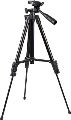 

CASADOMANI High Quality 3120 Portable & Foldable Camera & Mobile Tripod with Mobile Clip Holder Bracket Fully Flexible Mount Cum Tripod Stand with Three-Dimensional Head & Quick Release Plate mobile holder Tripod(Black, Supports Up to 1500 g)