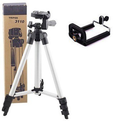 

Alafi Buy Tripod-3110 Adjustable Aluminum Lightweight Camera Stand A0 With Quick Release Plate For Video Cameras Tripod (Silver, Supports Up to 1500G) Tripod, Tripod Kit(Silver, Supports Up to 1500 g)