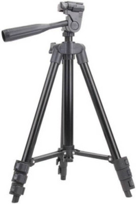 

Teconica Professional Cameramen TF-3120 Mobiles & Cameras Video Recording Standing Tripod(Black, Supports Up to 1500 g)
