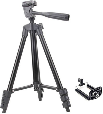 

Alafi Buy Tripod-3120 Universal Aluminum Lightweight Camera Quick Release Plate For Video Cameras and mobile Tripod (Black, Supports Up to 1800G) Tripod, Tripod Kit(Black, Supports Up to 1800 g)