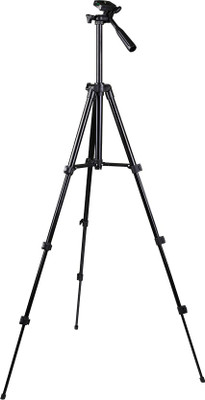 

CASADOMANI Good Quality 3120 Portable & Foldable Camera & Mobile Tripod with Mobile Clip Holder Bracket Fully Flexible Mount Cum Tripod Stand with Three-Dimensional Head & Quick Release Plate mobile phone holder Tripod(Black, Supports Up to 1500 g)