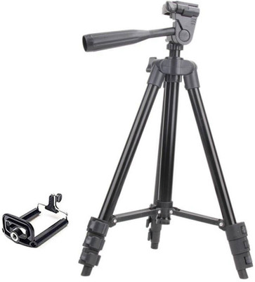 

Alafi Buy Tripod-3120 Universal Aluminum Lightweight Camera A1 with Quick Release Plate For Video Cameras and mobile Tripod (Black, Supports Up to 1800G) Tripod, Tripod Kit(Black, Supports Up to 1800 g)