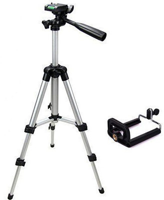 

Alafi Buy Tripod-3110 Portable Aluminum Lightweight Camera A6 With Quick Release Plate For Video Cameras and mobile Tripod (Silver, Supports Up to 1500G) Tripod, Tripod Kit(Silver, Supports Up to 1500 g)