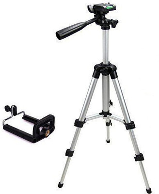 

Alafi Buy Tripod-3110 Portable Aluminum Lightweight Camera A7 With Quick Release Plate For Video Cameras and mobile Tripod (Silver, Supports Up to 1500G) Tripod, Tripod Kit(Silver, Supports Up to 1500 g)