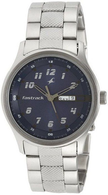 Fastrack NG3001SM02 Basics Analog Watch For Men Fastrack Wrist Watches