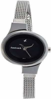 Fastrack NG6015SM02C Basics Analog Watch For Women Fastrack Wrist Watches