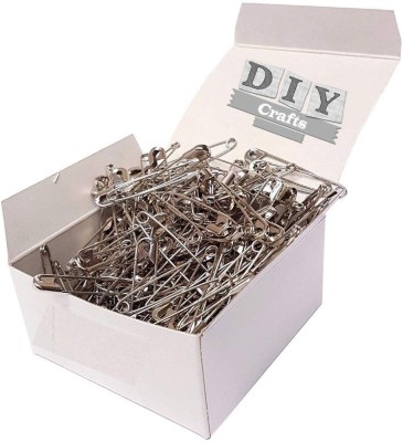 DIY Crafts Safety Pins Set Durable, Rust-Resistant Nickel Plated Steel Set(Multicolor)