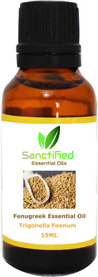 

SANCTIFIED Fenugreek Essential Oil (15ML) 100% Pure Natural & Undiluted Oils for healthy skin, hair(15 ml)