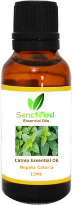 

SANCTIFIED Catnip Essential Oil (15ML) 100% Pure Natural & Undiluted Oils for healthy skin, hair(15 ml)