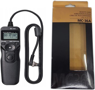 

Photocare MC-36A MC36A Multi-Function Remote Cord D3 D3s D3x D4 D700 D300 D800 D810 Camera Remote Control(Black)