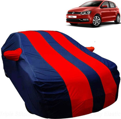 AUTO STAR Car Cover For Toyota Prado (With Mirror Pockets)(Red, Blue)