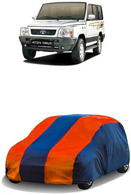 QualityBeast Car Cover For Tata Sumo Victa (Without Mirror Pockets)(Orange, Blue)