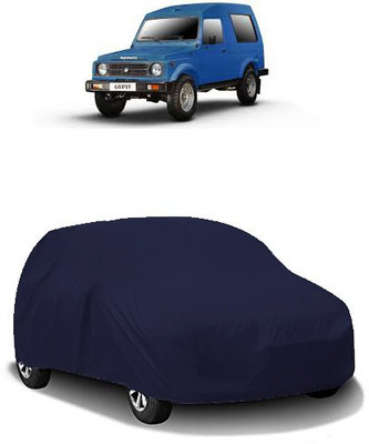 QualityBeast Car Cover For Maruti Suzuki Gypsy MG-410 (Without Mirror Pockets)(Blue)