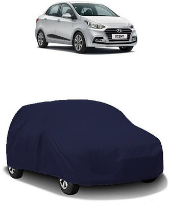 QualityBeast Car Cover For Hyundai Xcent (Without Mirror Pockets)(Blue)