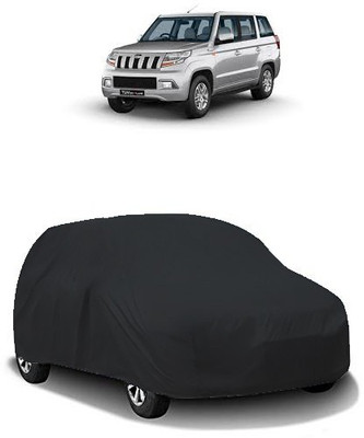 QualityBeast Car Cover For Mahindra TUV300 (Without Mirror Pockets)(Black)