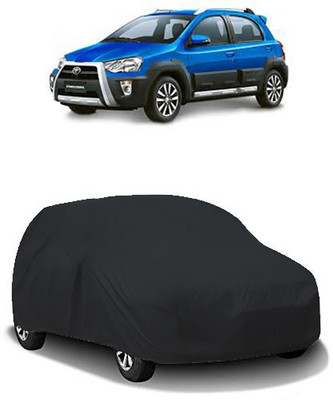 QualityBeast Car Cover For Toyota Etios Cross (Without Mirror Pockets)(Black)