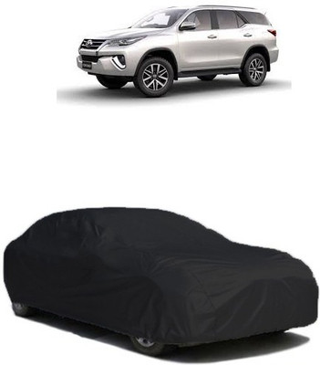 QualityBeast Car Cover For Toyota Fortuner Old (Without Mirror Pockets)(Black)