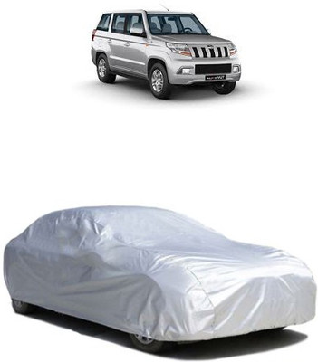 QualityBeast Car Cover For Mahindra TUV300 (Without Mirror Pockets)(Silver)