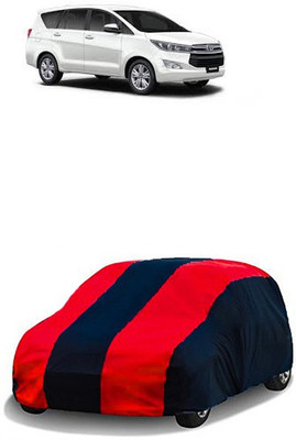 QualityBeast Car Cover For Toyota Innova Crysta (Without Mirror Pockets)(Red, Black)
