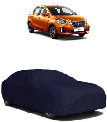 QualityBeast Car Cover For Datsun Go (Without Mirror Pockets)(Blue)
