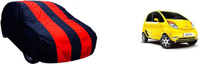 QualityBeast Car Cover For Tata Nano (Without Mirror Pockets)(Maroon, Black)