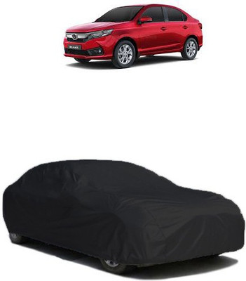 QualityBeast Car Cover For Honda Amaze (Without Mirror Pockets)(Black)