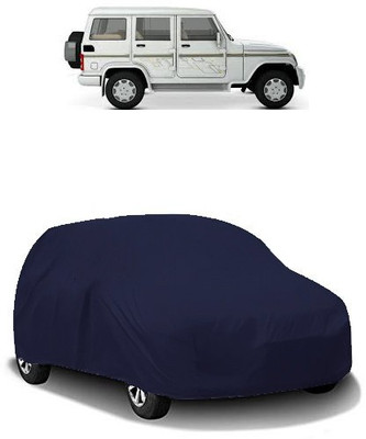 QualityBeast Car Cover For Mahindra Bolero (Without Mirror Pockets)(Blue)