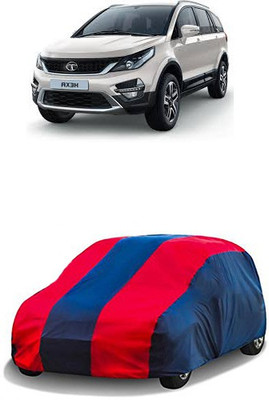 QualityBeast Car Cover For Tata Hexa (Without Mirror Pockets)(Red, Blue)