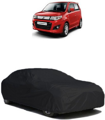QualityBeast Car Cover For Maruti Suzuki WagonR Stingray (Without Mirror Pockets)(Black)