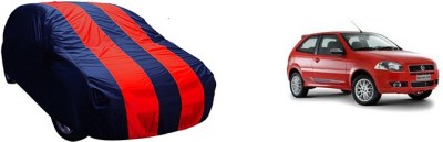 QualityBeast Car Cover For Fiat Palio NV (Without Mirror Pockets)(Red, Blue)